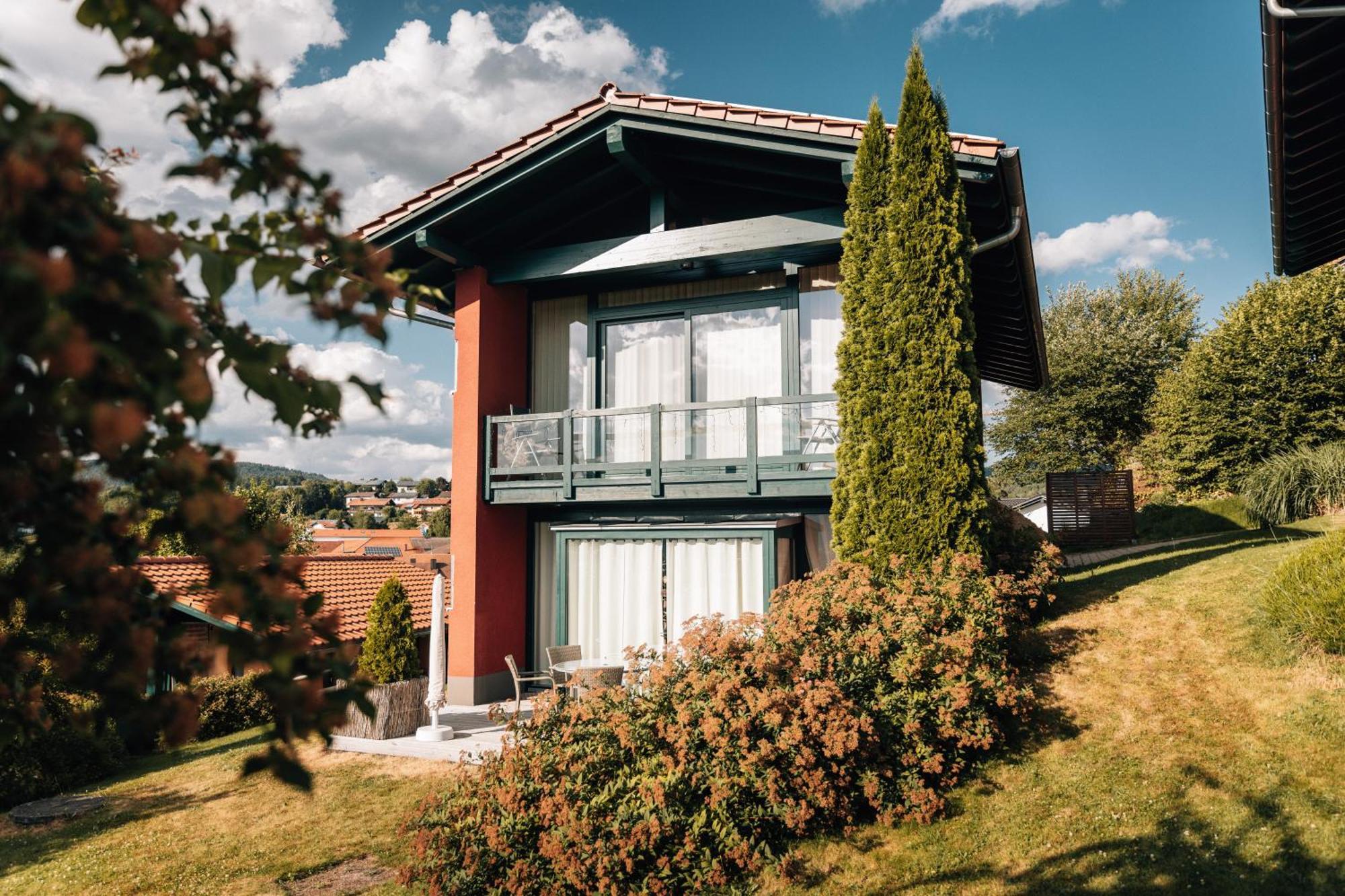 Suedlaendisches Chalet Mit Hauseigener Sauna Viechtach Exterior foto